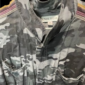 Knox Rose lightweight Camo Jacket XL